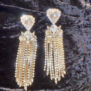 gold earrings